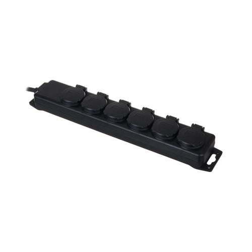 Brennenstuhl Hinged Lid Socket Dist. 6-Way