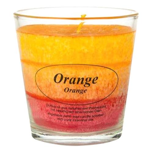 Kerzenfarm Hahn - Duftkerze Orange im Glas Kerzen