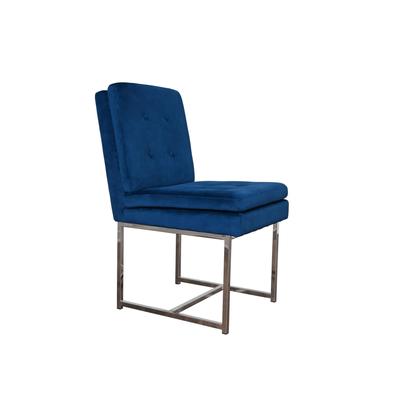 Abbyson Blair Tufted Dining Chair - Navy Blue