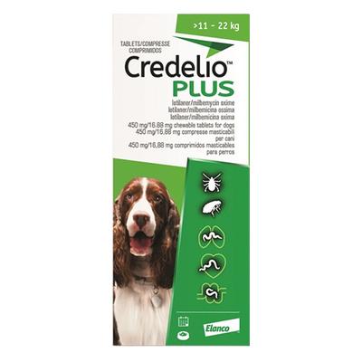 Credelio Plus For Large Dog 24lbs - 48lbs (11-22kg) 6 Chews