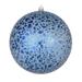 The Holiday Aisle® Crackle Ball Ornament Plastic in Indigo | 8 H x 8 W x 0.5 D in | Wayfair 91F0360EE5D84FC2A0C40B4225B96EEE