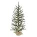 The Holiday Aisle® 36" H Green Fir Christmas Tree w/ 50 LED Lights in White | 18 W x 18 D in | Wayfair 407C38CC19B948AAB071C922282F9740