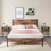 Steelside™ Alicia Iron Platform 3 Piece Bedroom Set Wood/Metal in Brown | Full/Double | Wayfair D49809CEFC634EB3989523C8A895B945