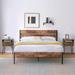Steelside™ Alicia Iron Platform 3 Piece Bedroom Set Wood/Metal in Brown | Queen | Wayfair 52AC89EA67A7415FB3064538778B1678