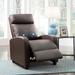 Homall Massage Recliner PU Faux Leather Home Theater Recliner with Padded Seat