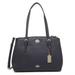 Coach Bags | Coach Turnlock Carryall 29 In Crossgrain 37782 Navy-Blue Leather Satchel | Color: Blue | Size: L