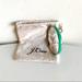J. Crew Jewelry | J Crew Mint Green Golden Enameled Classic Bangle Bracelet With Dust Bag Sherbet | Color: Gold/Green | Size: Os