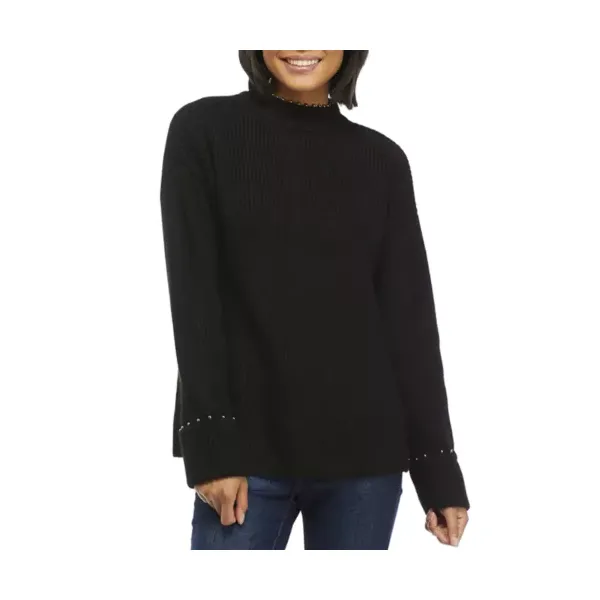 crown---ivy™-womens-long-sleeve-mock-neck-pearl-trim-sweater,-black,-small/