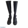 Nine West Shoes | Nine West Woman's Sz 7m Boots Knee High Black Leather | Color: Black | Size: 7
