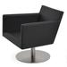 sohoConcept Harput Swivel Lounge Chair Upholstered/Fabric in Gray | 28 H x 26 W x 25.5 D in | Wayfair HAR-SL-BRU-004