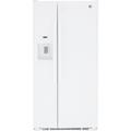 GE Appliances 33" Side By Side 23 cu. ft. Refrigerator in White | 69.88 H x 32.75 W x 34.75 D in | Wayfair GSE23GGPWW