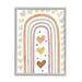 Stupell Industries Children's Rainbow Arch Heart Shapes Warm Desert Tones Stretched Canvas Wall Art By Ziwei Li Canvas | Wayfair aj-378_gff_16x20