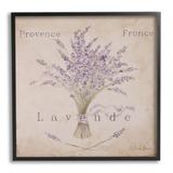 Stupell Industries Vintage Parisian Lavender Country Sign Provence France Florals Oversized Stretched Canvas Wall Art By Debi Coules Canvas | Wayfair