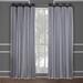 Alcott Hill® Nunley Layered Solid Color Room Darkening Thermal Grommet Curtain Panels Polyester in White | 52" W x 120" L | Wayfair