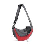 Tucker Murphy Pet™ Swarthofthi Free Breathable Travel Sling Pet Carrier Plastic in Red | 9.8 H x 14.5 W x 3.5 D in | Wayfair