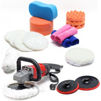 Xpotool - Wiltec Poliermaschine Set aus 21 Teilen 1200W bis 3000 U/min, Schleifgerät mit 6 Stufen Image