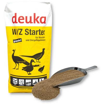 Deuka WZ Starter 25 kg Fasanenfutter Rebhuhnfutter Wachtelfutter Pfauenfutter