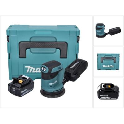 Makita DBO 180 F1J Akku Exzenterschleifer 18 V 125 mm + 1x Akku 3,0 Ah + Makpac - ohne Ladegerät Image