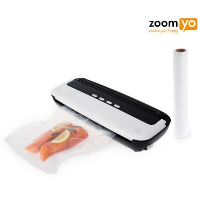 Zoomyo - Vakuumierer, Folienschweissgerät, zum Sous Vide Garen mit Vakuumbeutel für Lebensmittel,