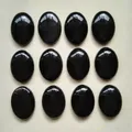 CABOCHON de cabine ovale en pierre onyx noire naturelle perles en forme de larme vente en gros