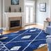 Superior Boho Tribal Geometric Indoor Shag Area Rug with Tassels