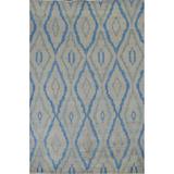 Abstract Moroccan Oriental Wool Area Rug Hand-knotted Office Carpet - 5'8" x 8'2"
