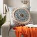 Surya Cerena Hand Embroidered Boho Throw Pillow