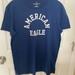 American Eagle Outfitters Shirts | American Eagle Short Sleeve Shirt T-Shirt | Color: Blue/White | Size: L