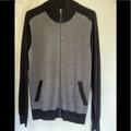 Michael Kors Sweaters | Michael Kors Zip-Up Sweater | Color: Black/Gray | Size: M