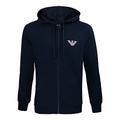 Emporio Armani Men's Stretch Terry Hooded Sweatshirt, Navy, M