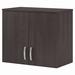 Bush Business Furniture Universal Closet Wall Cabinet with Doors and Shelves in Storm Gray - Bush Business Furniture CLS428SG-Z