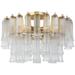 Visual Comfort Signature Collection Julie Neill Lorelei 18 Inch 4 Light LED Flush Mount - JN 4250G-CG