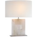 Visual Comfort Signature Collection Ian K. Fowler Ashlar 22 Inch Table Lamp - S 3925ALB/PN-L