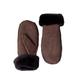 Ladies' Classic Sheepskin Mittens (Brown)