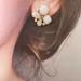 Kate Spade Jewelry | Kate Spade New York Seastone Sparkler Earrings Lvory Cream | Color: Cream/Gold | Size: Os