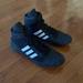 Adidas Shoes | Black Adidas Men's Hvc 2 Wrestling Shoes - Us Size 11.5 | Color: Black | Size: 11.5