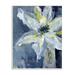 Stupell Industries Abstract Blooming Lily Flower Soft Yellow Petals Stretched Canvas Wall Art By Stephanie Workman Marrott Canvas in Blue | Wayfair