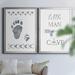 Redwood Rover Little Man Cave Paws - 2 Piece Print Set Canvas in Gray/Green | 26.5 H x 73 W x 3 D in | Wayfair 61A9A9440E154AD88F288E55FE6AF7A4