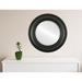 Charlton Home® Witney Traditional Beveled Accent Mirror Wood in Black | 29 H x 29 W x 1 D in | Wayfair 6860F4F245F94241896B51D963CD2F81