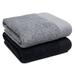 Eider & Ivory™ Lorena 2 Piece Bath Sheet Towel Set Terry Cloth/100% Cotton in Black | Wayfair FB5695E5759449A29008F311FAABD20C