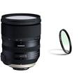 Tamron SP A032N 24-70mm F/2.8 Di VC USD G2 Objektiv für Nikon schwarz & Walimex Pro UV-Filter Slim MC 82 mm (inkl. Schutzhülle)