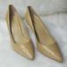 Michael Kors Shoes | Michael Kors Tan Patent Leather Pumps Size 9 | Color: Tan | Size: 9