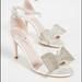 Kate Spade Shoes | Kate Spade Gweneth Crystal Bow Ankle Strap Sandal In Ivory | Color: Cream/White | Size: 8.5