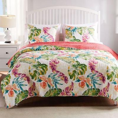 Tropics Mini Quilt Set Multi Bright, Full / Queen, Multi Bright