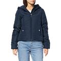 Vero Moda Women's VMSIMONE AW21 Hoody Short Jacket GA BOOS, Navy Blazer, XL