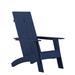 Sawyer Modern All-Weather Poly Resin Wood Adirondack Chair in Navy [JJ-C14509-NV-GG] - Flash Furniture JJ-C14509-NV-GG