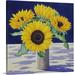 Rosalind Wheeler Sunflower Still Life Canvas Wall Art Canvas | 12 H x 12 W x 1.25 D in | Wayfair 358CA6344BC3461FBF0BD06D2332154A