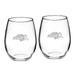 NDSU Bison 2-Piece 21oz. Stemless Wine Glass Set