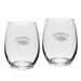 Nevada Wolf Pack 2-Piece 15oz. Stemless Wine Glass Set