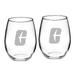 Charlotte 49ers 2-Piece 21oz. Stemless Wine Glass Set